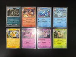 Pokemon TCG Prismatic Evolutions Costco Mini Tin Cosmos Promo Cards Set Of 8 NM - Image 1