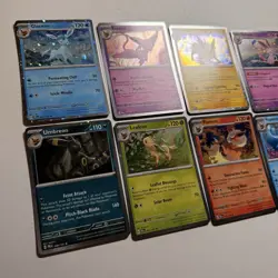 Pokemon TCG Prismatic Evolutions Costco Mini Tin Cosmos Promo Cards Set Of 8 NM - Image 3
