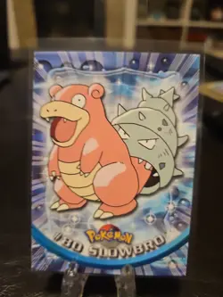 Pokemon Topps Card Slowbro Blue Logo #80 - Image 1