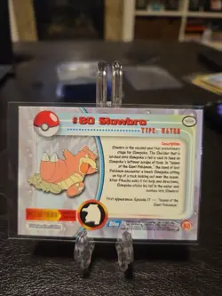 Pokemon Topps Card Slowbro Blue Logo #80 - Image 2