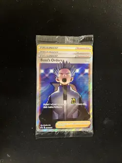 Boss's Orders SWSH251 (Cyrus) Full Art Sealed Promo Card + 3x 132/172 Cosmo Holo - Image 2