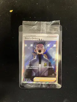 Boss's Orders SWSH251 (Cyrus) Full Art Sealed Promo Card + 3x 132/172 Cosmo Holo - Image 4