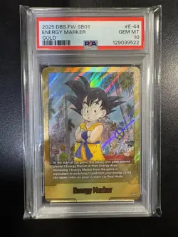 2025 Dragon Ball Super Card GAME FUSION WORLD MANGA BOOSTER 01 #E-44 PSA 10 - Image 1