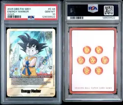 2025 Dragon Ball Super Card GAME FUSION WORLD MANGA BOOSTER 01 #E-44 PSA 10 - Image 3
