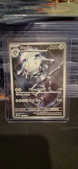 Steelix 150/132 Me01: Mega Evolution Holo Illustration Rare + Free Bonus Cards - Image 5