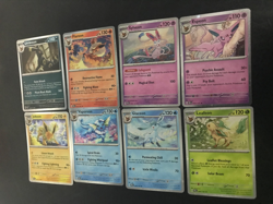 Prismatic Evolutions Costco Mini Tin Cosmos Promo Cards Set Of 8 - Image 1