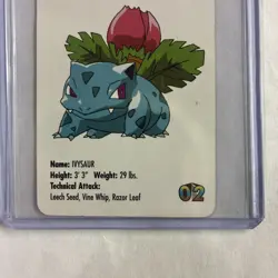 1998 KFC Ivysaur #02 Vintage Card LP Pokemon TCG - Image 4