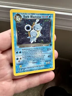 Pokemon TCG Dark Blastoise (3) 03/82 Team Rocket Holo Rare card Unlimited Holofo - Image 3