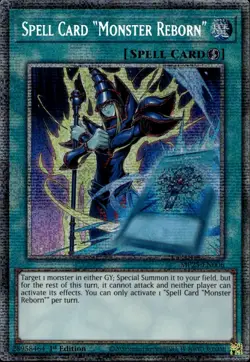Spell Card Monster Reborn 1st Starlight Rare MP25-EN006 Yu-Gi-Oh! - Image 1