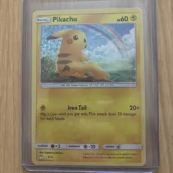 Pokemon TCG Pikachu 6/12 McDonalds 2019 Holo Promo Pokemon Card LP 67 - Image 1