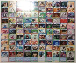Lot of 100 UNION ARENA Card Set YuYu Hakusho, Idolmaster, NIKKE - Image 1