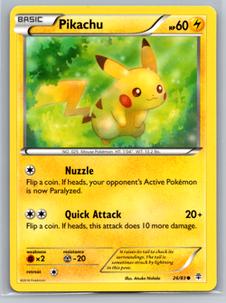 Pikachu Generations Pokemon Card 26/83 TCG NM Condition - Image 1