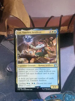 Magic The Gathering Cid, Timeless Artificer (0408) MTG Final Fantasy Regular NM - Image 1