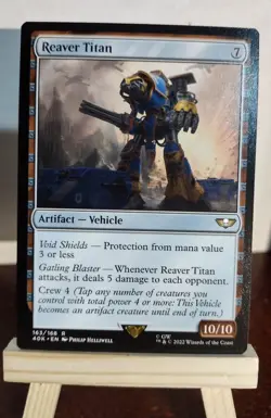 MTG Reaver Titan Universes Beyond Warhammer 40000 LP X1 Magic The Gathering - Image 1