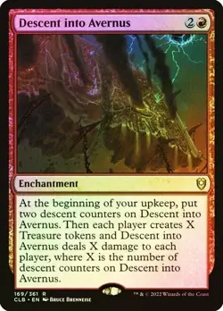 Descent into Avernus *Foil* | CLB Commander Legends | NM | MTG - Image 1