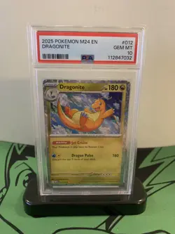 PSA 10 DRAGONITE #012 2025 POKEMON M24 EN-MCDONALD'S COLLECTION - Image 1