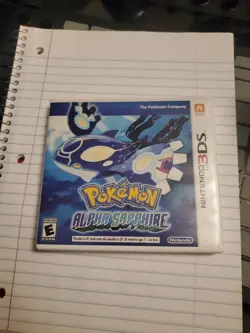 Pokemon Alpha Sapphire Nintendo 3DS, 2014, Cartridge, and Container. - Image 1