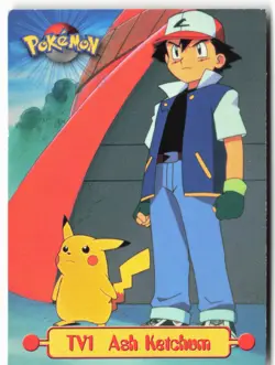 Topps TV1 Ash Ketchum Pokemon - Non-Holo - 13812 - Image 1