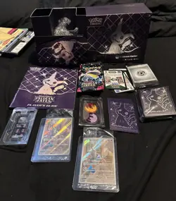 Scarlet Violet Paldean fates Pokemon Center Elite Trainer Box ETB *OPEN BOX* - Image 1