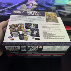 Scarlet Violet Paldean fates Pokemon Center Elite Trainer Box ETB *OPEN BOX* - Image 3