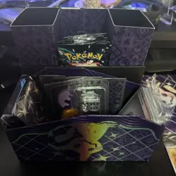 Scarlet Violet Paldean fates Pokemon Center Elite Trainer Box ETB *OPEN BOX* - Image 4