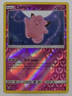 Clefairy - 144/236 - SM - Cosmic Eclipse - POKEMON REVERSE HOLO - Image 1