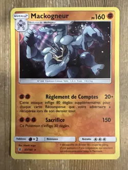 Machamp - 65/145 - Holo Rare, English Pokemon Sun & Moon Guardians Rising FRENCH - Image 1