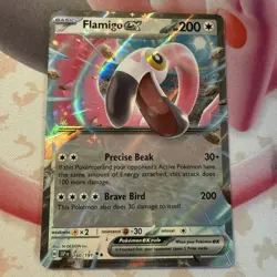 Flamingo ex 160/191 Holo Double Rare Pokemon TCG Surging Sparks Near Mint - Image 1