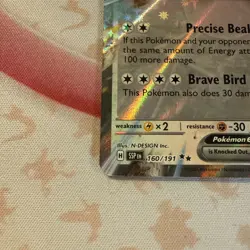 Flamingo ex 160/191 Holo Double Rare Pokemon TCG Surging Sparks Near Mint - Image 5