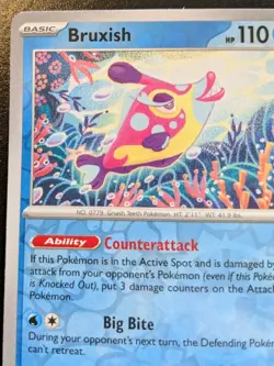 Bruxish 049/191 Reverse Holo Uncommon Scarlet & Violet: Surging Sparks Pokemon - Image 2