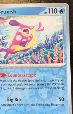 Bruxish 049/191 Reverse Holo Uncommon Scarlet & Violet: Surging Sparks Pokemon - Image 3