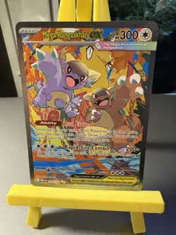 2025 Pokemon Mega Evolution Mega Kangaskhan EX #182/132 Full Art FA - Image 1