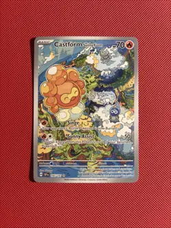 Castform Sunny Form 195/191 | Surging Sparks | NM | Great Centering | Pokemon - Image 1