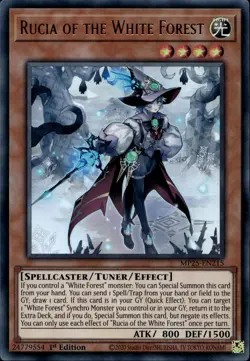 Rucia of the White Forest 1st Ultra MP25-EN215 Yu-Gi-Oh! - Image 1