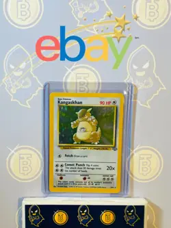Kangaskhan 5/64 HP/MP Played Jungle Set 1999 Pokemon Card Holo Rare Holofoil - Image 1