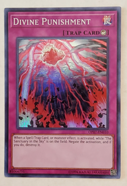 Yu-Gi-Oh Divine Punishment Super Rare OP07-EN010 - Image 1