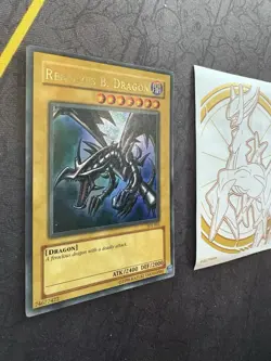 Yu-Gi-Oh! Red-Eyes B. Black Dragon SDJ-001 Unlimited Edition Holo Rare 022 - Image 2
