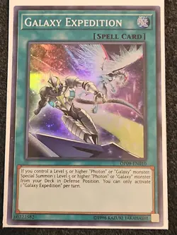 Yugioh Galaxy Expedition OP09-EN010 Super Rare VLP - Image 1