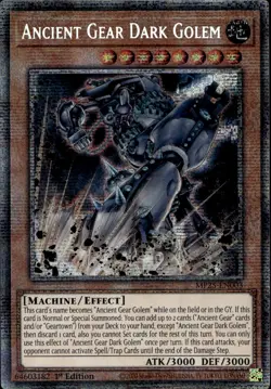 Ancient Gear Dark Golem 1st Starlight Rare MP25-EN003 Yu-Gi-Oh! - Image 1
