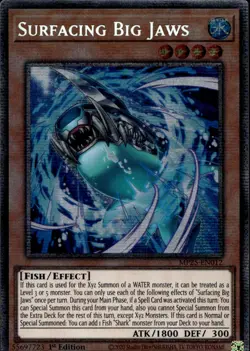 Surfacing Big Jaws 1st Starlight Rare MP25-EN012 Yu-Gi-Oh! - Image 1