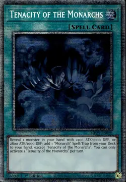 Tenacity of the Monarchs 1st Starlight Rare MP25-EN025 Yu-Gi-Oh! - Image 1