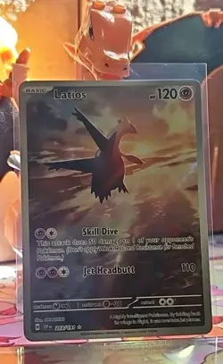 Latios 203/191 Surging Sparks Illustration Rare Full Art Holo NM Pokemon Card 61 - Image 1