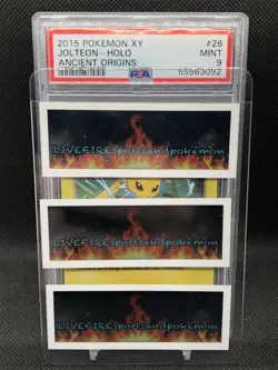 PSA 9 Jolteon 26/98 XY Ancient Origins HOLO RARE Pokemon Card - Low Pop* (36) - Image 3