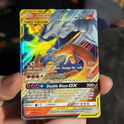 Pokemon TCG Reshiram Charizard GX Tag Team Card 20/214 Unbroken Bonds - Image 2