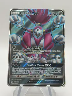 Hoopa GX (Full Art) 166/181 SM - Team Up Ultra Rare Pokemon Card - Image 1