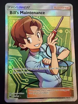 Pokemon Celestial Storm Bill's Maintenance Holo Full Art Ultra Rare Card 162/168 - Image 1