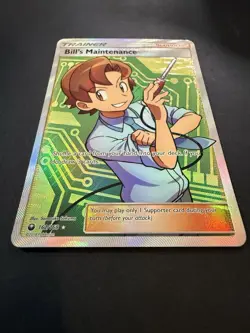 Pokemon Celestial Storm Bill's Maintenance Holo Full Art Ultra Rare Card 162/168 - Image 4