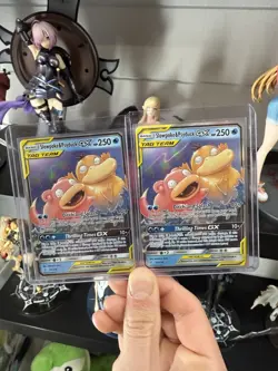 💎Pokemon Slowpoke & Psyduck GX Tag Team Card 250 HP 2019 MINT X2 - Image 1