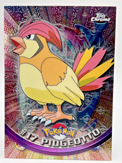 Pokemon Card Topps Chrome Pidgeotto #17 NM - Image 1