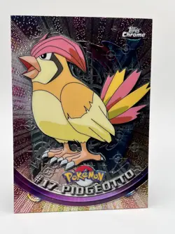 Pokemon Card Topps Chrome Pidgeotto #17 NM - Image 3